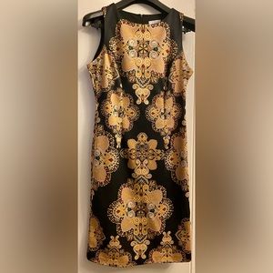 Women black and gold dress size Medium